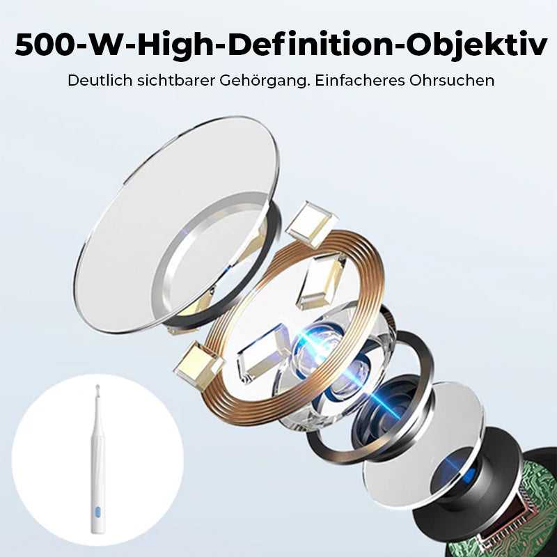 Ohrschmalz-Entfernungsset mit HD-Kamera