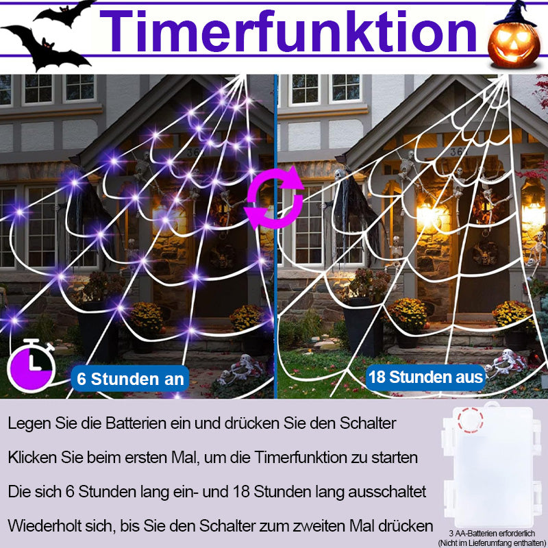 Hängelampe mit Spinnennetz-Design für Raumdekoration