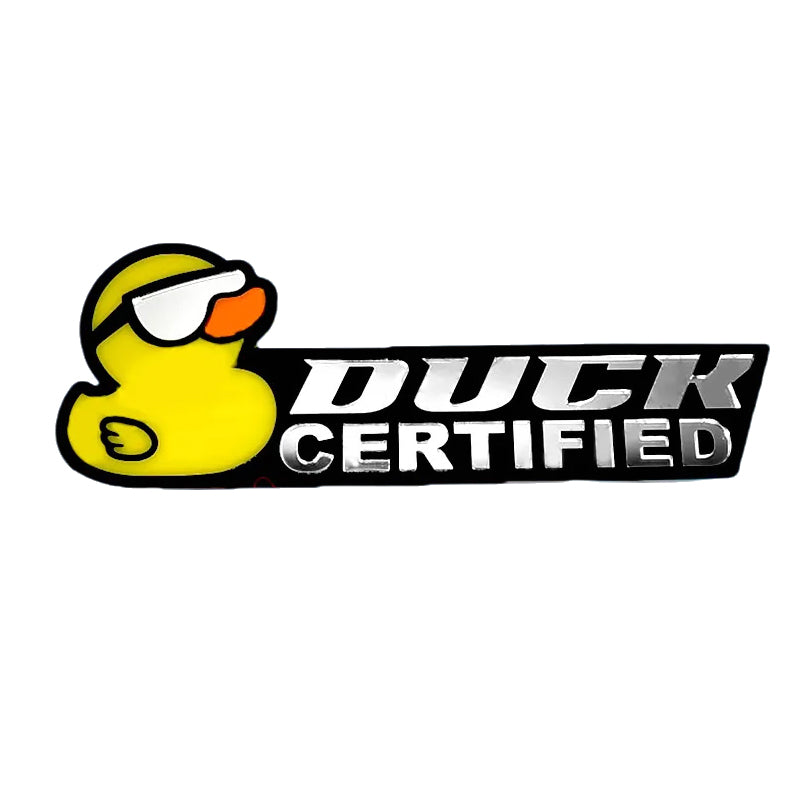 Lustiges Enten-Auto-LKW-Abzeichen
