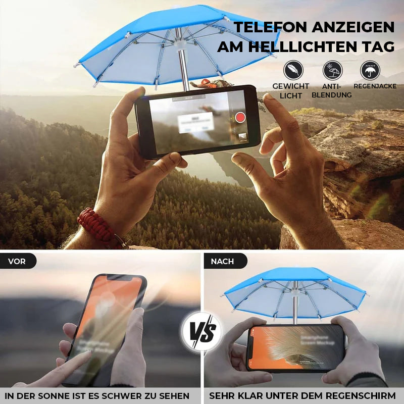 Handy-Regenschirm-Saugnapf-Ständer für Sonne