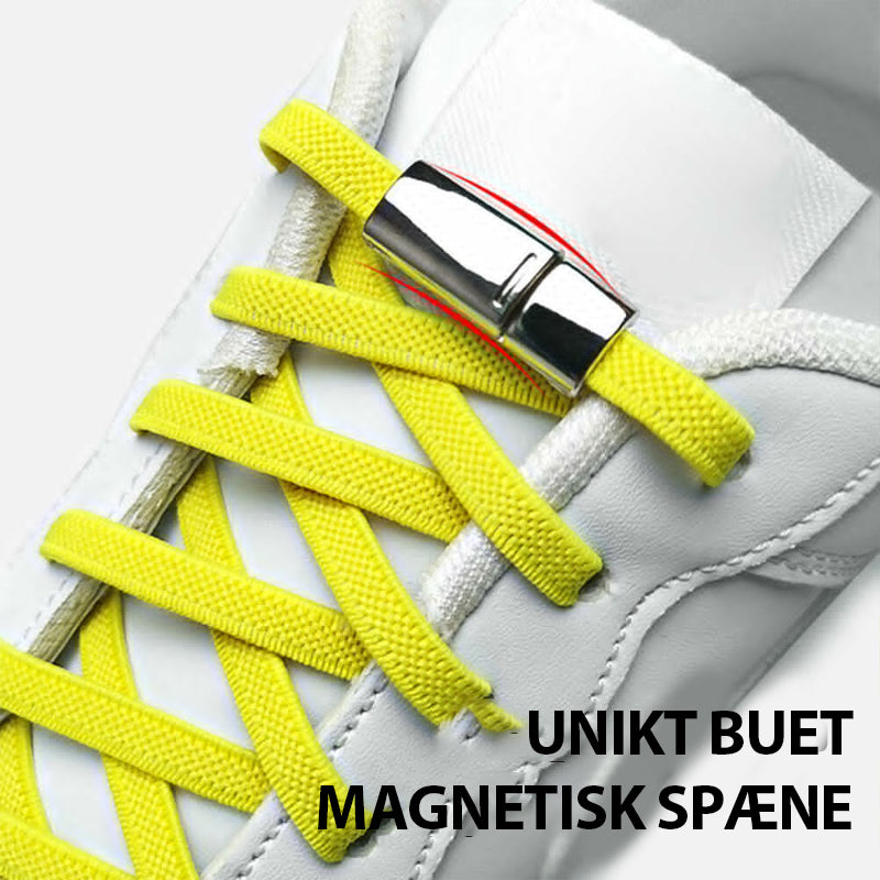 Magnetisk doven snørebånd metalspænde