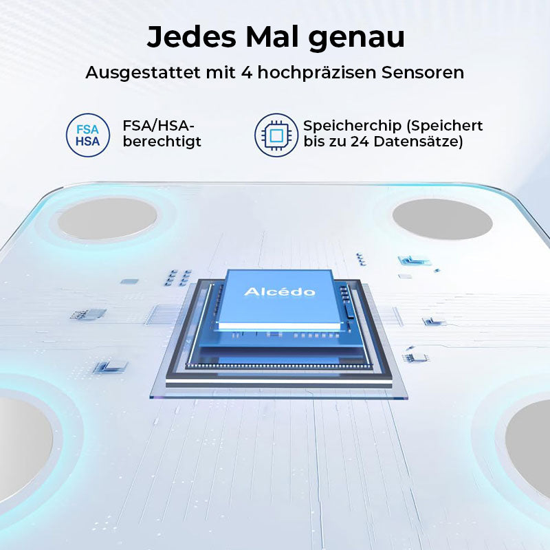 Intelligente Körperfettwaage