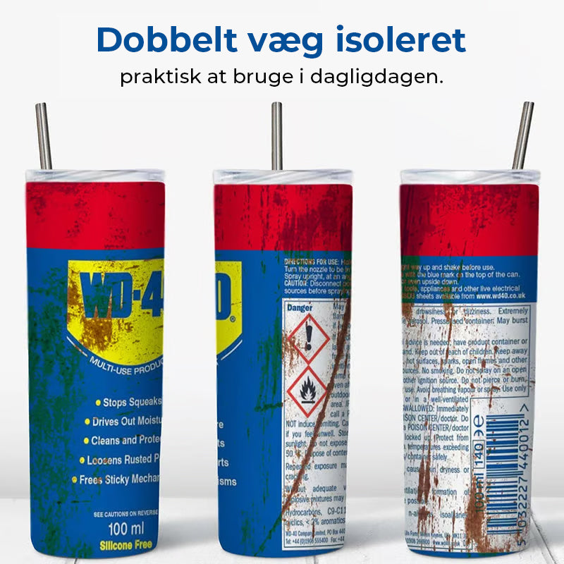 Termokop med beskidt mønster