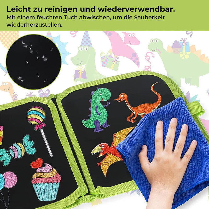 Tragbares, löschbares Graffiti-Zeichenbuch