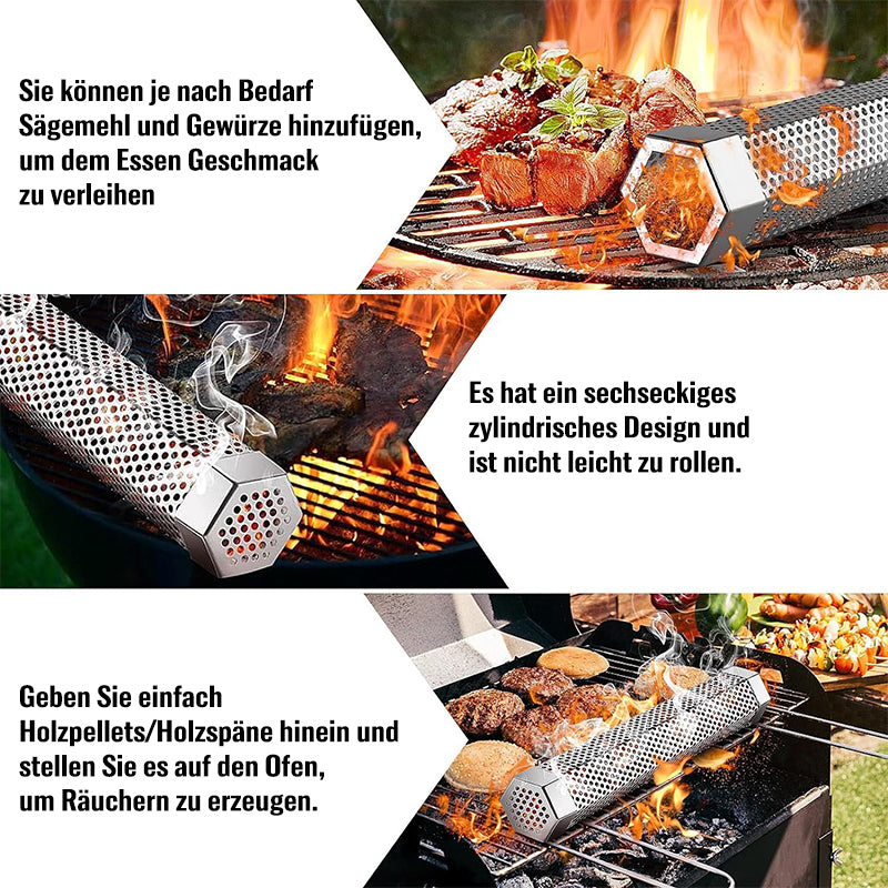12' Pellet-Räucherrohr für alle Grills oder Räuchergeräte