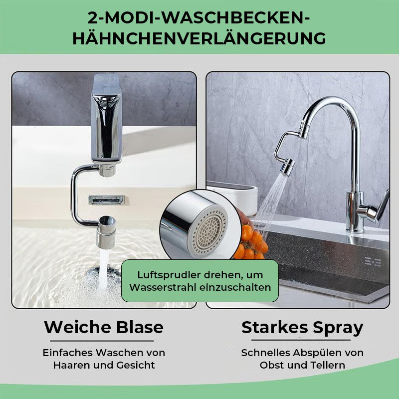 Drehbare Wasserhahn-Luftsprudler-Verlängerung