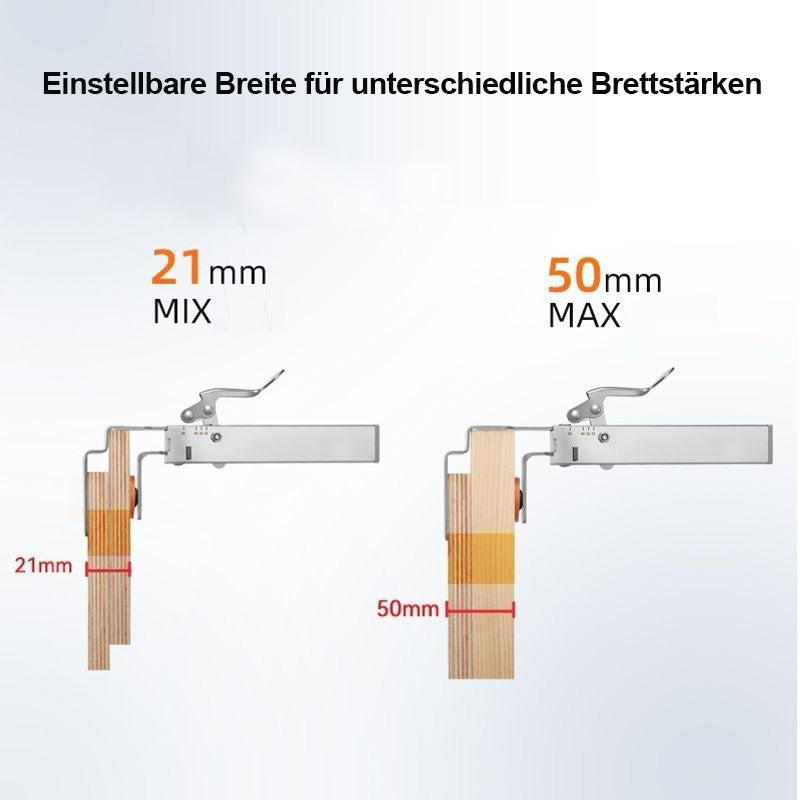 Verstellbare Schubladen-Befestigungsklemme