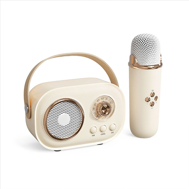 Mini Karaoke-maskine med trådløs mikrofon