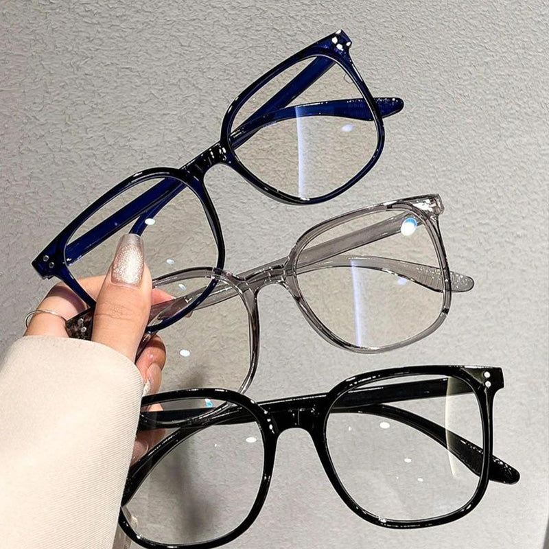 Anti-Blaulicht-Brille mit quadratischem Rahmen