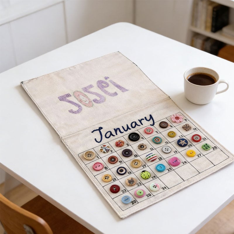 2026 DIY-Knopfkalender-Set