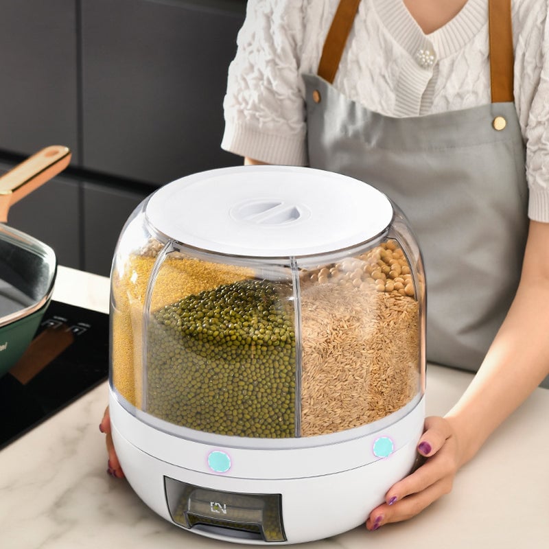 Feuchtigkeitsgeschützter Getreidespender mit Deckel