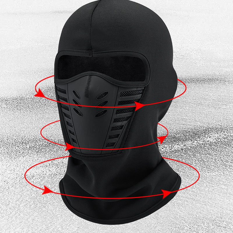 Winterfester, winddichter und wärmender Fleece-Gesichtsmaske für Radfahren und Outdoor-Sportarten