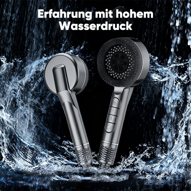 Druckverstärktes Handdusch-Set mit Bürste
