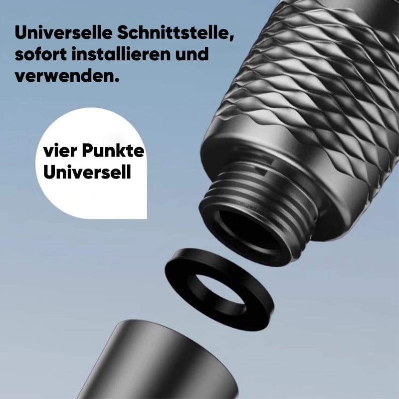 Druckverstärktes Handdusch-Set mit Bürste
