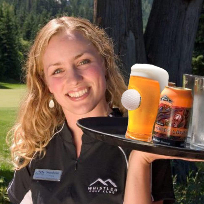 Golfball-Bierglas