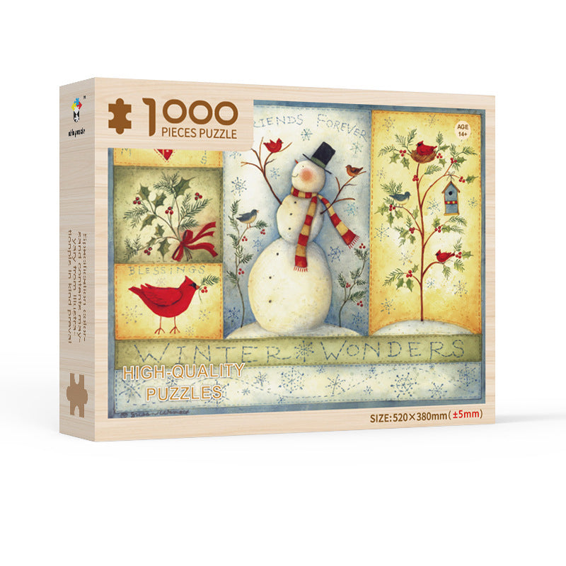 Adventskalender-Weihnachtspuzzles