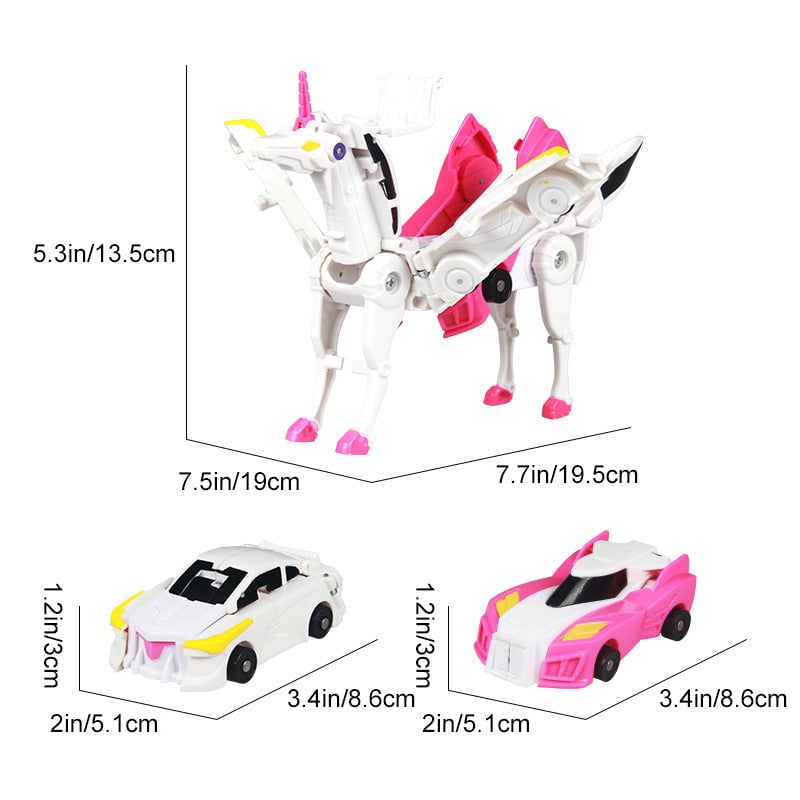 Deformiertes Einhorn Auto Spielzeug