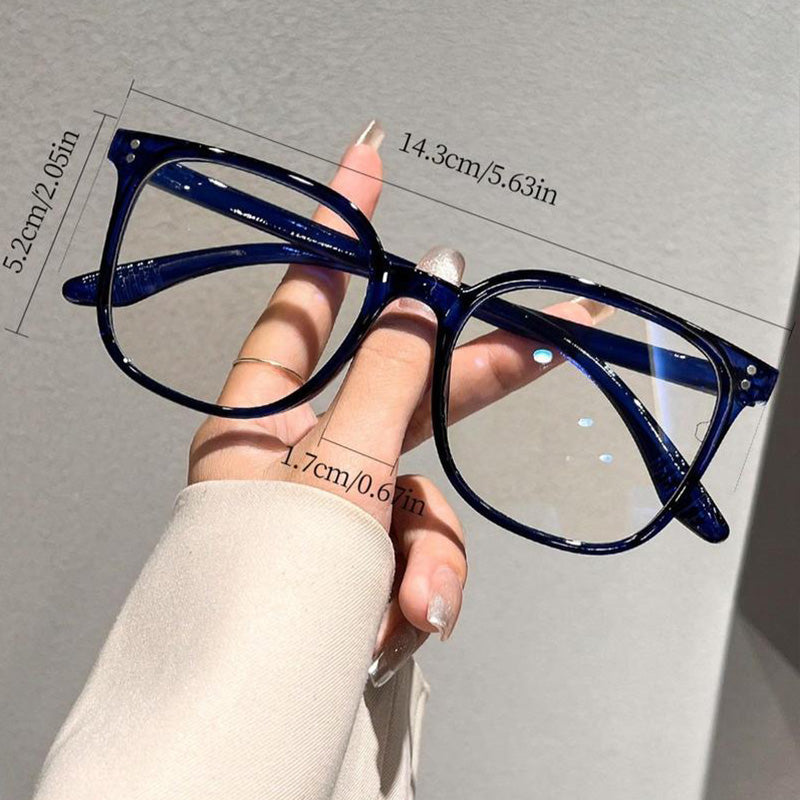 Anti-Blaulicht-Brille mit quadratischem Rahmen