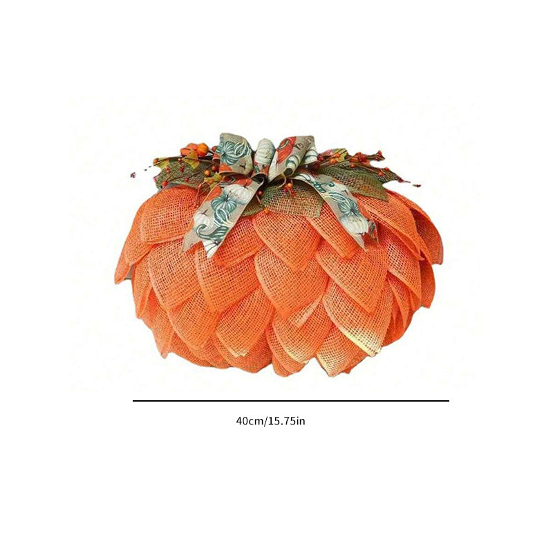 Künstlicher Kürbis-Herbstkranz