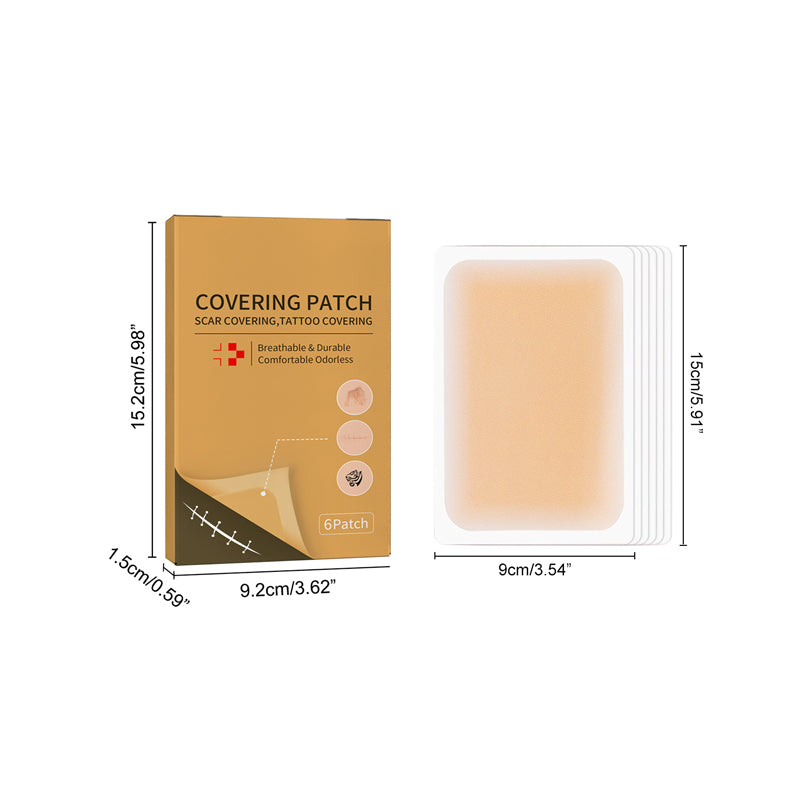 Unsichtbares Concealer-Pflaster für die Haut