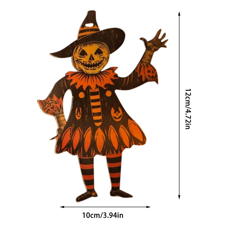 Halloween Vintage Wimpel aus Holz