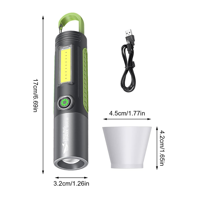 Multifunktionale Outdoor-Taschenlampe für Abenteuer