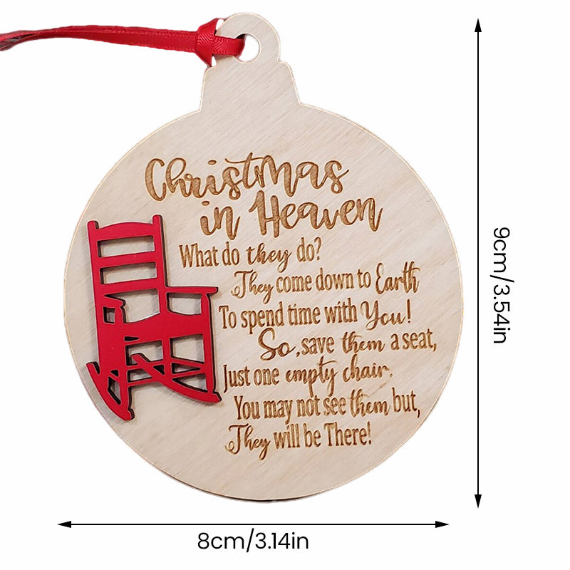 Himmlischer Stuhl Weihnachten Memorial Charme