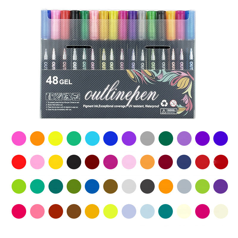 Farvelægning Lightstick Graffiti Highlighter penne