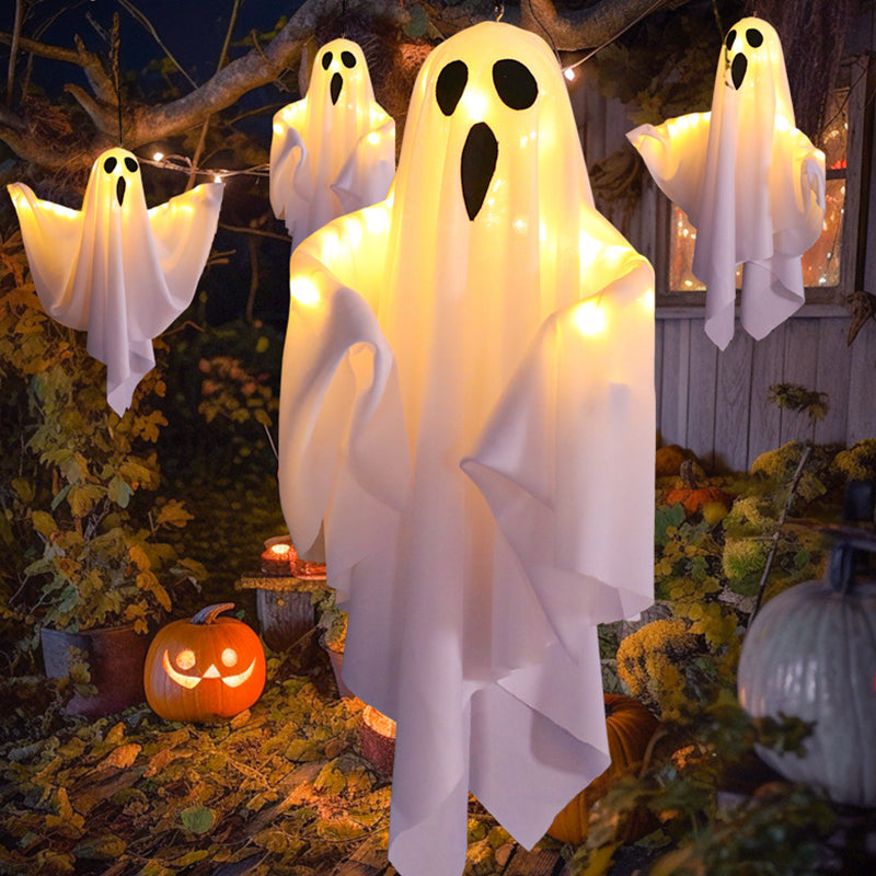 Leuchtender Halloween-Geister-Kronleuchter