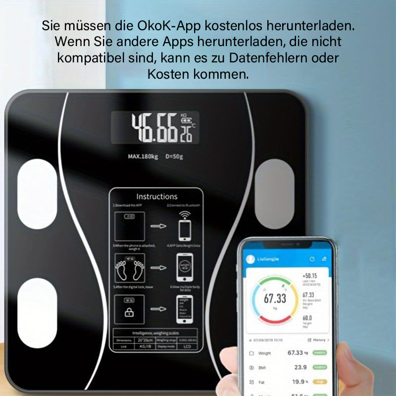 Intelligente Körperfettwaage