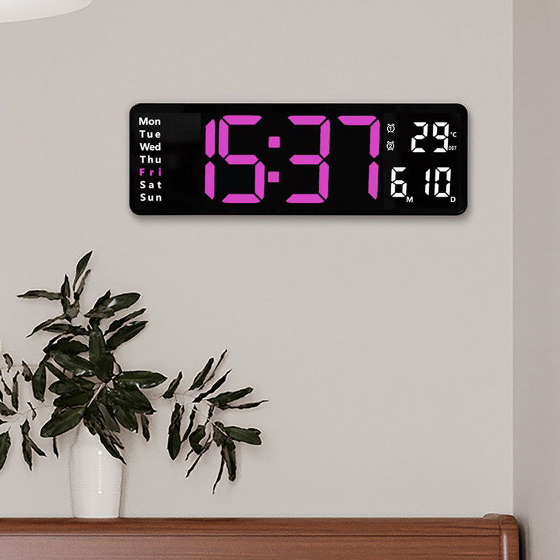 Verbesserte digitale Wanduhr mit großem Display