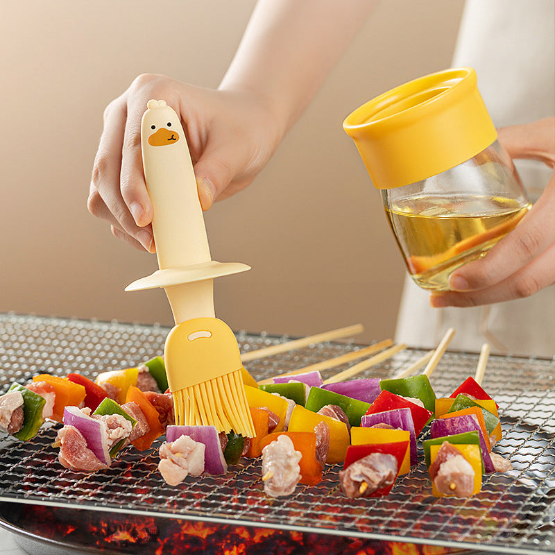Ölspender mit Pinsel für BBQ