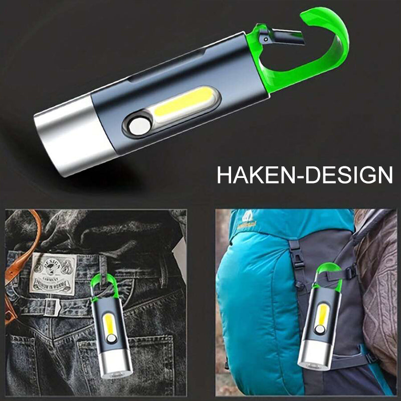 Multifunktionale Outdoor-Taschenlampe für Abenteuer