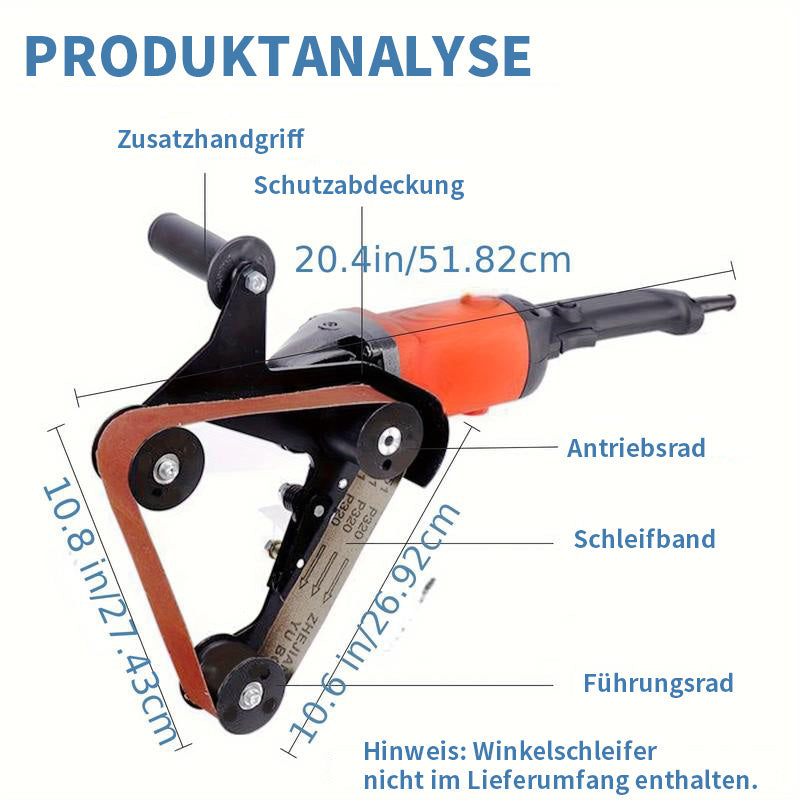 Bandschleifer-Adapter für Winkelschleifer