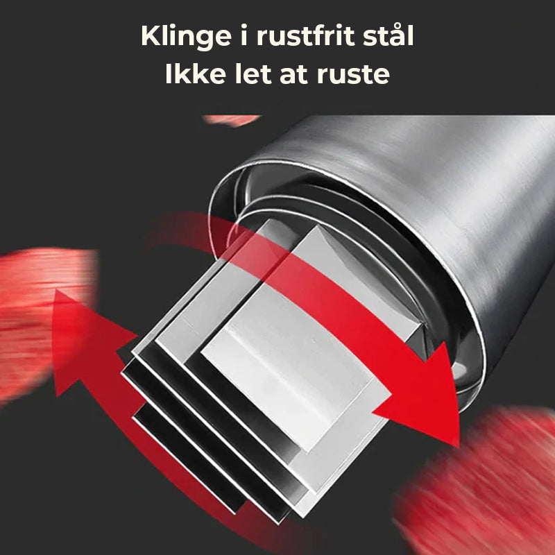 Manuel presset hvidløgshakker