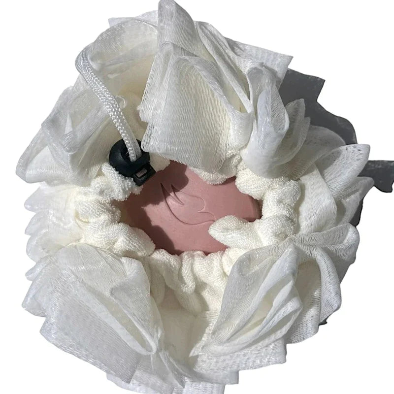 2-i-1 bad loofah svamp