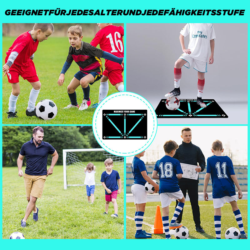 Leise, rutschfeste Fußball-Trainingsmatte für alle Niveaus