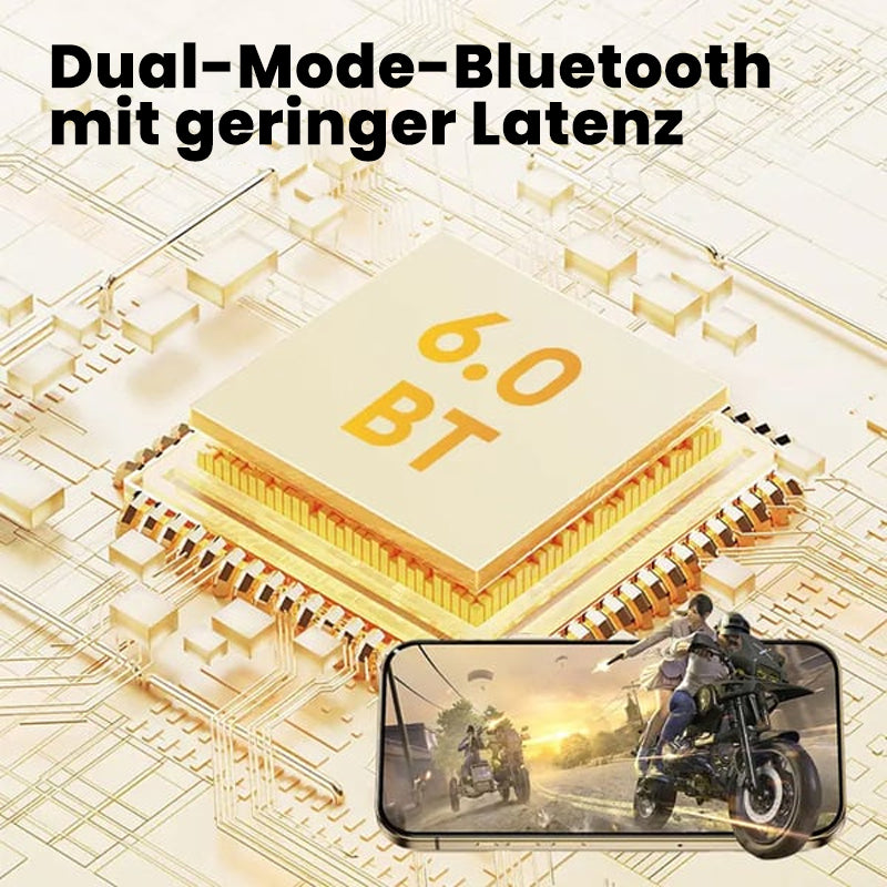 Modische kabellose Clip-On-Kopfhörer