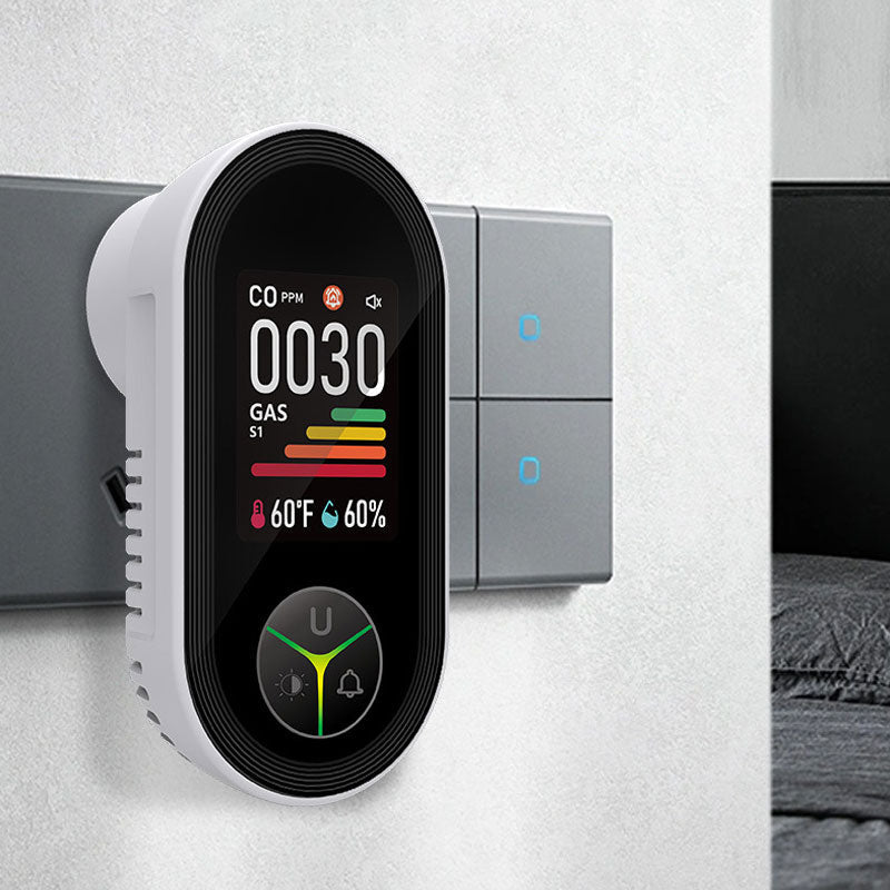 Plug-In-Detektor für brennbare Gase und Kohlenmonoxid