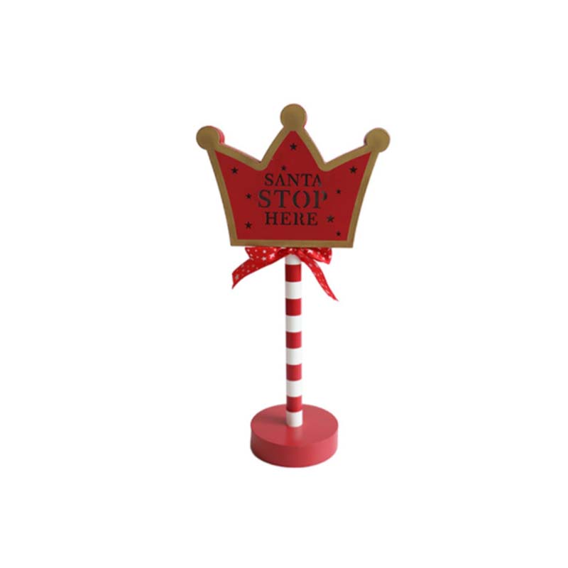 Weihnachten Straßenschild Dekoration Lichter