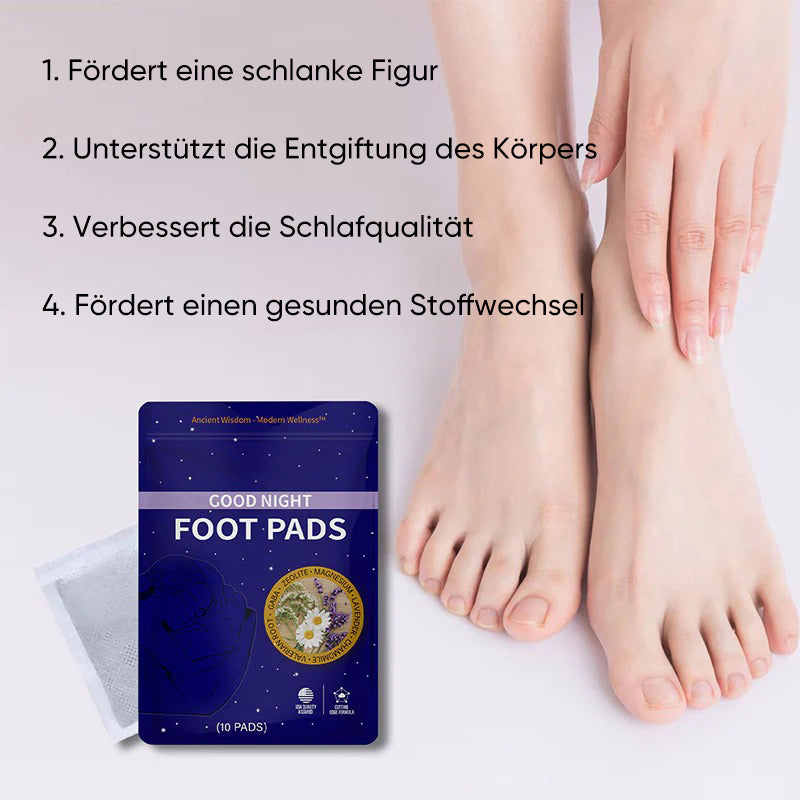 Kräuter-Detox-Fußpflaster zur Stresslinderung und für besseren Schlaf