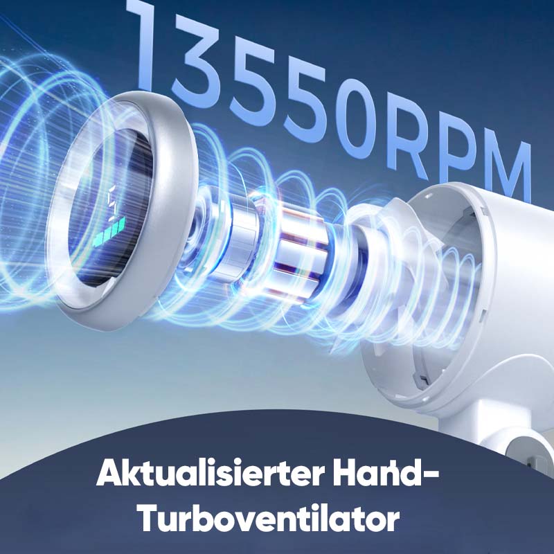 Handklappbarer Hochgeschwindigkeits-Turbinenventilator