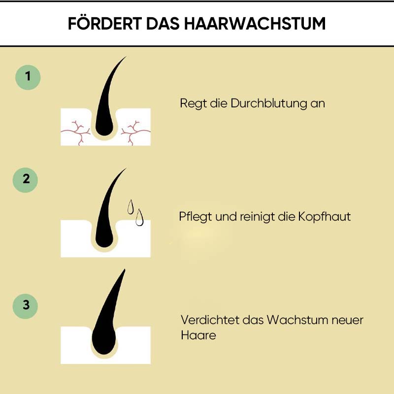 Natürliches Haarwachstumsöl
