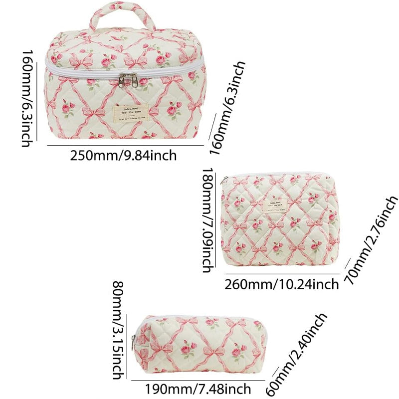 Modische tragbare Make-up-Tasche (3-teiliges Set)