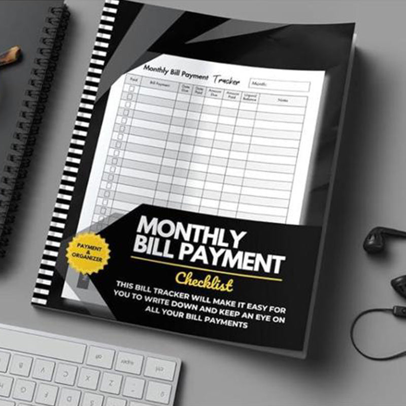 Bill Tracker-Notizbuch