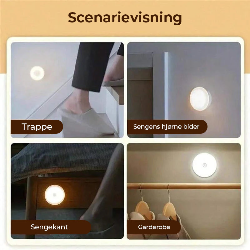 LED intelligent menneskelig kropssensorlys
