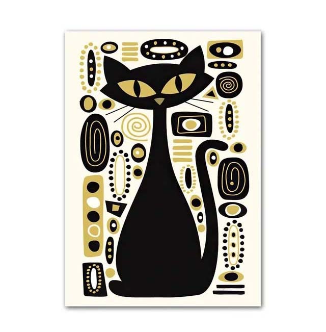 Katze Kunstdruck Dekorative Malerei