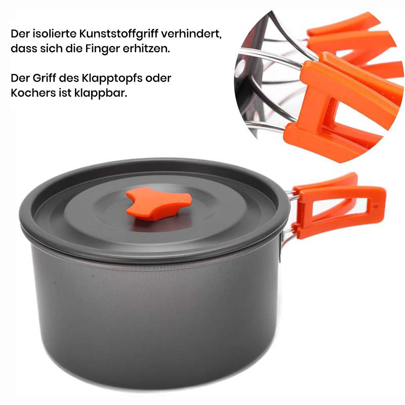 Camping Kochgeschirr Set