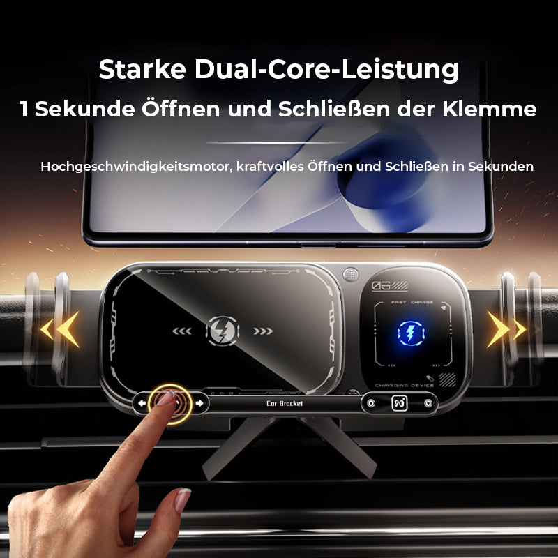 Kabellose Ladestation mit rotierbarer Halterung fürs Auto