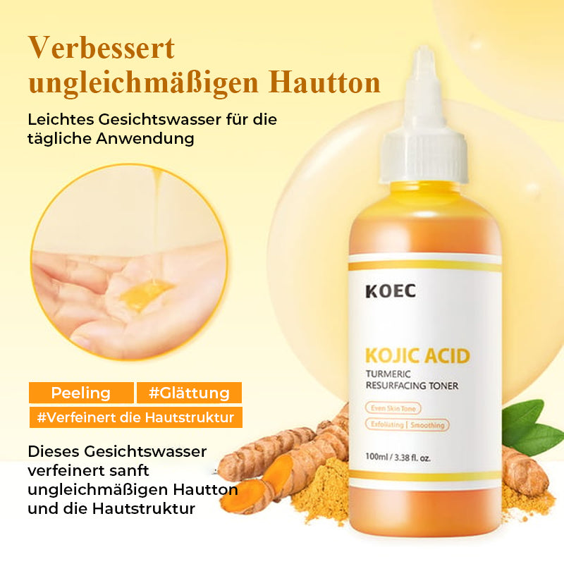 Kojisäure-Kurkuma-Toner für Gesicht und Körper